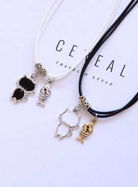 2019新款一对装情侣手工编制项链