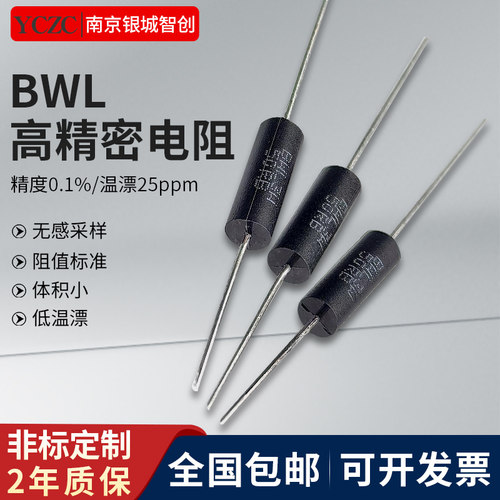 EE/BWL低温漂低电感高精密采样取样电阻器3W5W10W R005R01R02R5 - 图1