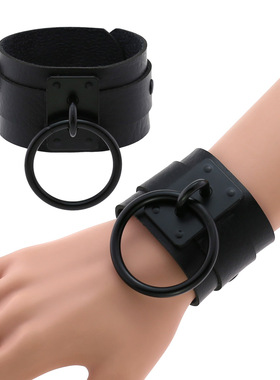 暗黑爱心尖钉柳钉手链