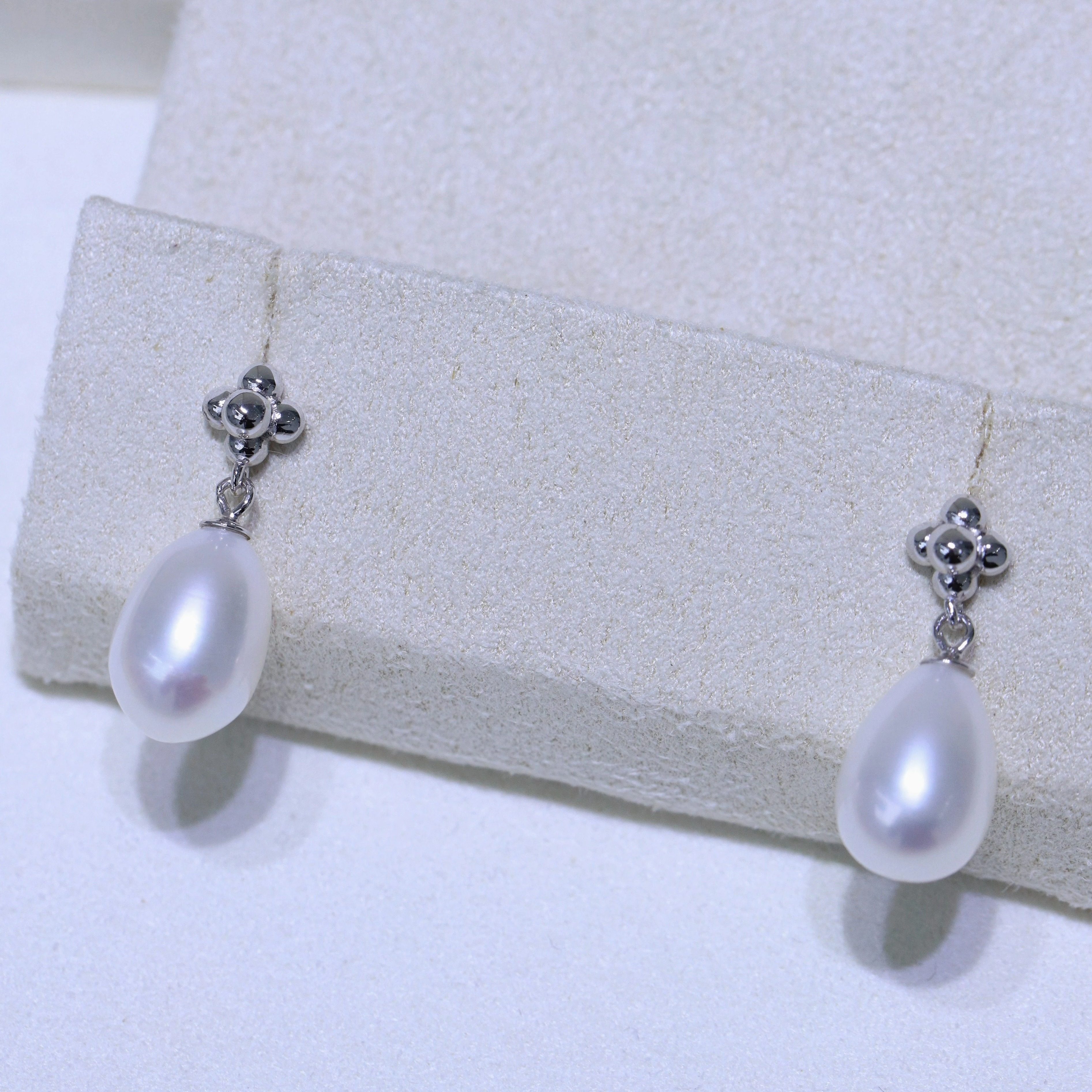 Alice Pearl 双十一钜献古典美人水滴珍珠耳钉,淘宝优惠券,粉丝福利购,淘宝优惠卷