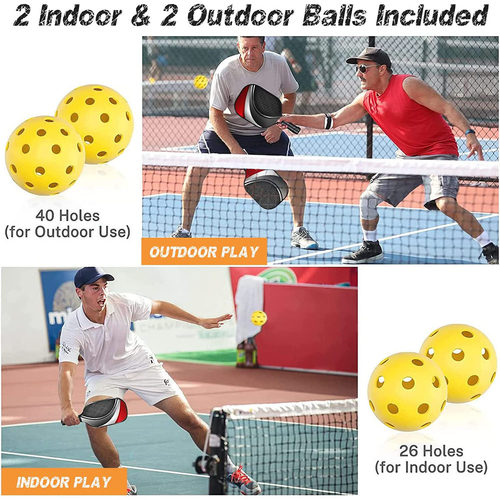 匹克球拍板pickleball玻璃纤维碳纤维匹克球专业球拍比赛训练球板 - 图1