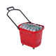 Wholesale of thickened shopping baskets with wheels for supermarkets and shopping malls