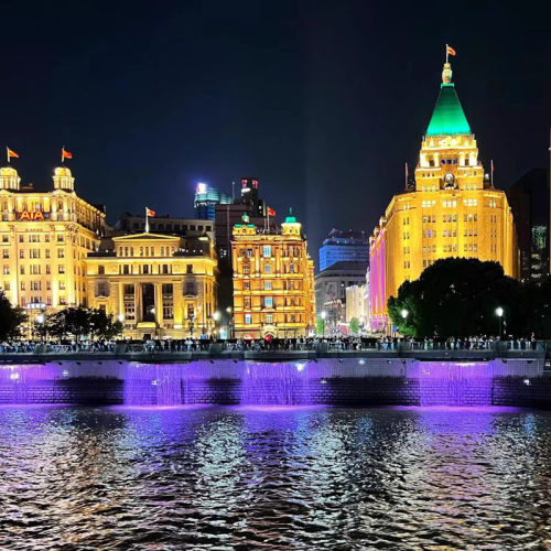 上海快速通道登塔东方明珠旋转餐厅自助午餐外滩浦江夜游船亲子游 - 图1