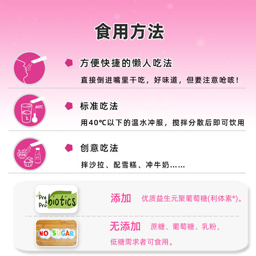 怡能U畅520益生菌 女性肠道胃 IFF(原美国杜邦)b420益生元冻干粉 - 图3