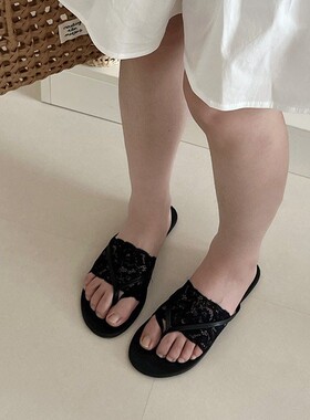 白色蕾丝半掌袜女镂空网眼透气防磨足弓袜薄款前掌垫人字拖夹趾袜