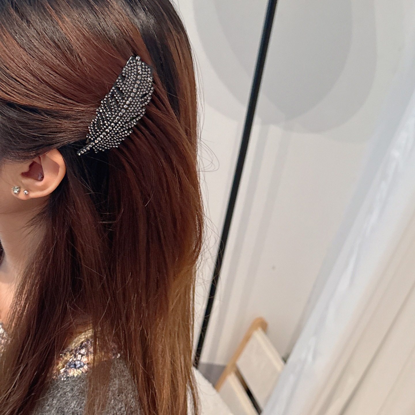 复古气质金枝玉叶发梳前额碎发刘海梳后脑勺碎发整理倒插梳高级感,淘宝优惠券,粉丝福利购,淘宝优惠卷