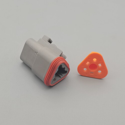 德驰型连接器 尾夹DT06-3S DT04-3P TD06-3S-WS TD04-3P-WS - 图2