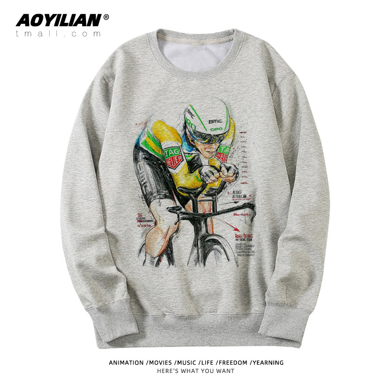 环法自行车赛卡文迪什萨甘logo卫衣 澳伊恋卫衣