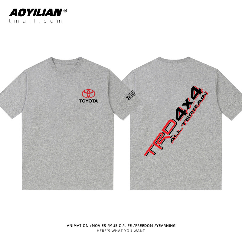 丰田toyota性能车赛车部门trd t恤 澳伊恋T恤