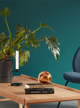 丹麦hubsch球形水晶北欧风小摆件