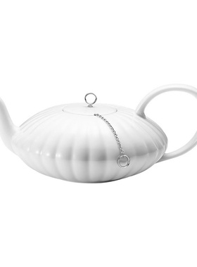 白瓷茶壶茶杯茶漏乔治杰生丹麦