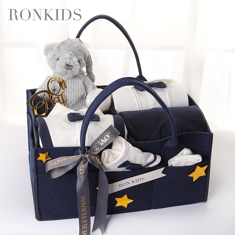 ronkids男宝宝新生儿用品婴儿礼盒 ronkids洛恩童装婴儿礼盒