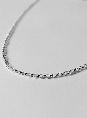 ysxl04银饰项链简约基础锁骨大小