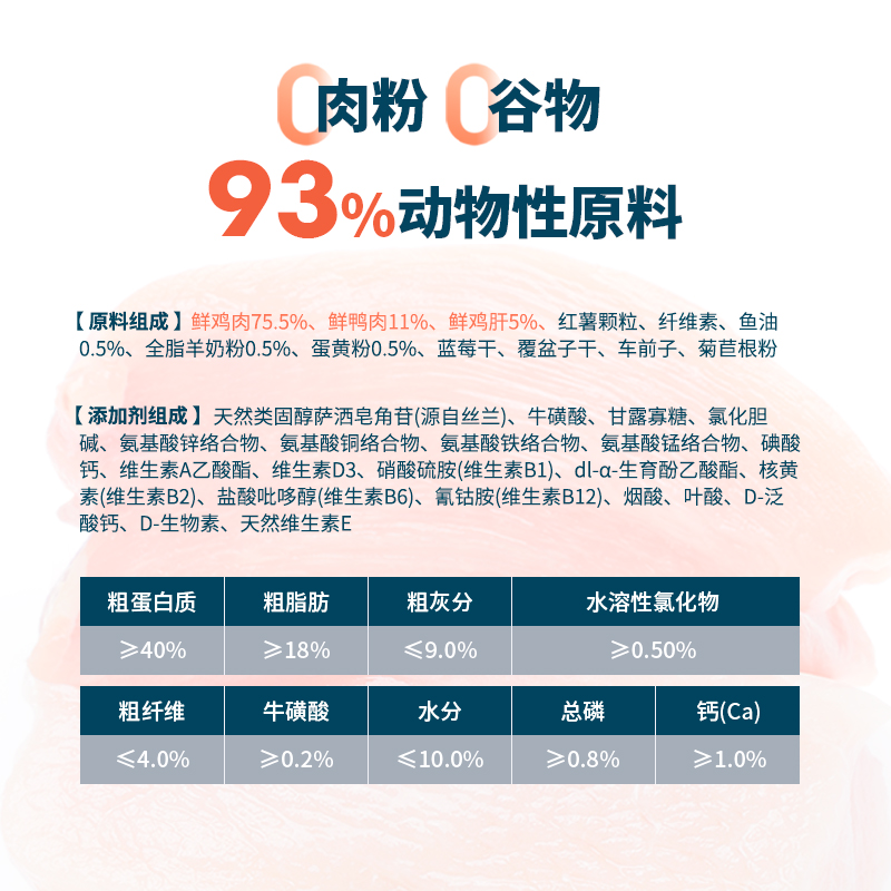 鲜朗猫粮烘焙无谷全价成猫幼蓝猫主食奶糕天然布偶官方旗舰店鲜郎 - 图1