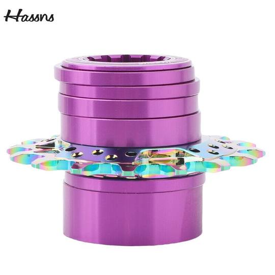 HASSNS土坡车攀爬街车改单速飞轮片9转1全CNC修补片垫片铝飞轮盖