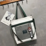 Шоппер, сумка через плечо, японская брендовая вместительная и большая сумка для телефона, универсальная портативная сумка на одно плечо, тканевый мешок