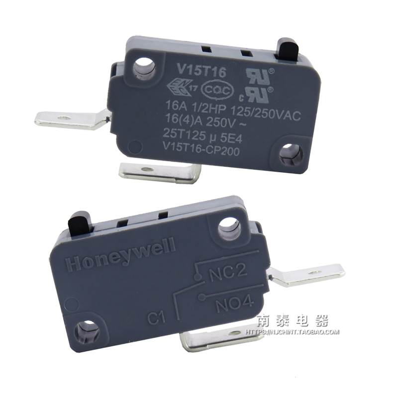 HONEYWELL微动开关V15T16-CP200 常开2脚16A 洗衣机微波炉电饭煲 - 图1