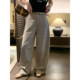 Love Devil Ray Belted Casual Pants Wide Legs