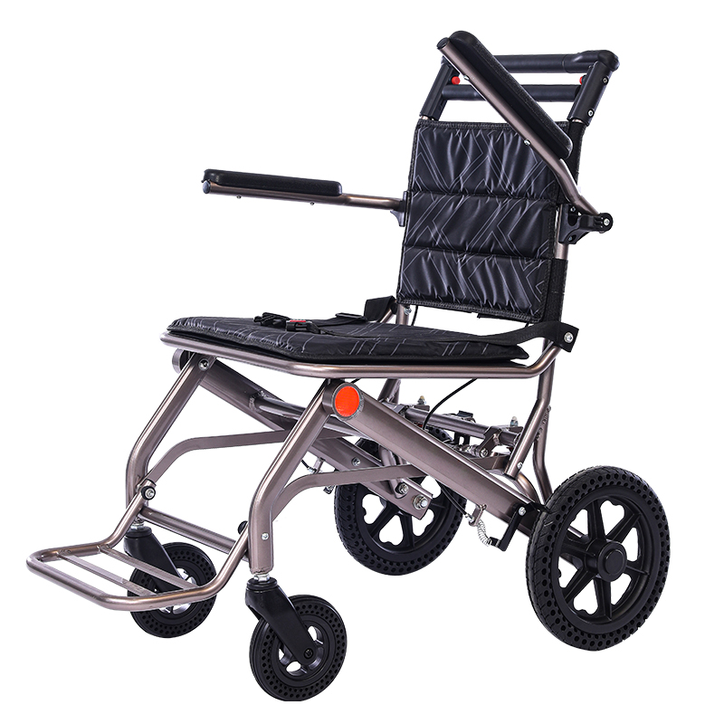 恒倍舒便携式轮椅车折叠轻便小型超轻简易旅行老年人手推代步车多图5