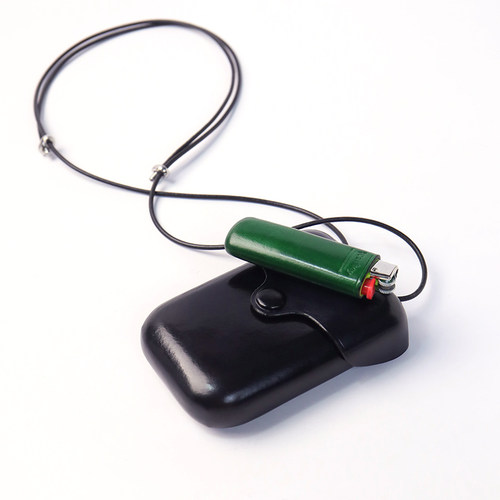 bic法国比克打火机皮套适配J3J5一体无缝塑形手工头层牛皮保护套 - 图3