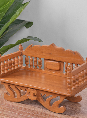 实木东南亚办公室桌面装饰摆件