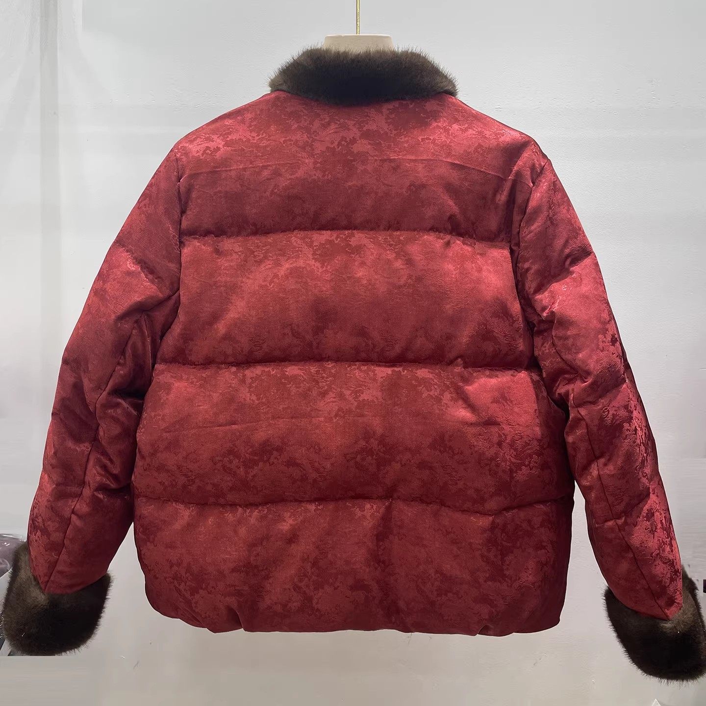 新中式国风毛领盘扣棉服女冬季新款妈妈装保暖显瘦棉服棉袄外套,淘宝优惠券,粉丝福利购,淘宝优惠卷