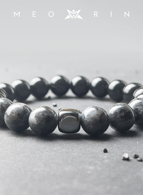 黑玛瑙手链男款男生情侣学生手串