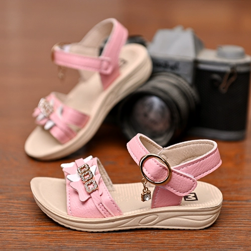 Летние детские сандалии, пляжная модная детская обувь для раннего возраста для принцессы, сезон 2021, мягкая подошва