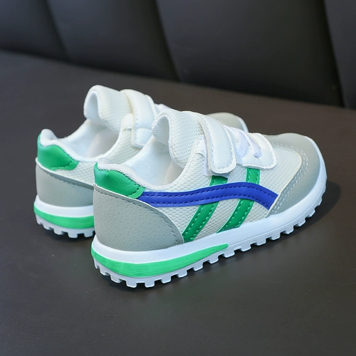 Спортивная обувь для мальчиков, демисезонные дышащие детские туфли, коллекция 2021