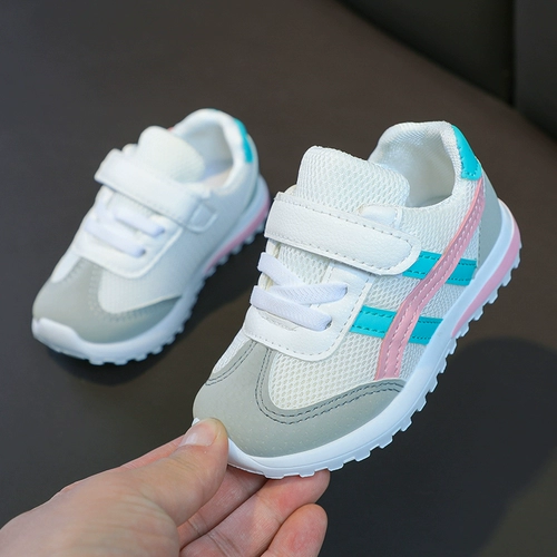 Спортивная обувь для мальчиков, демисезонные дышащие детские туфли, коллекция 2021