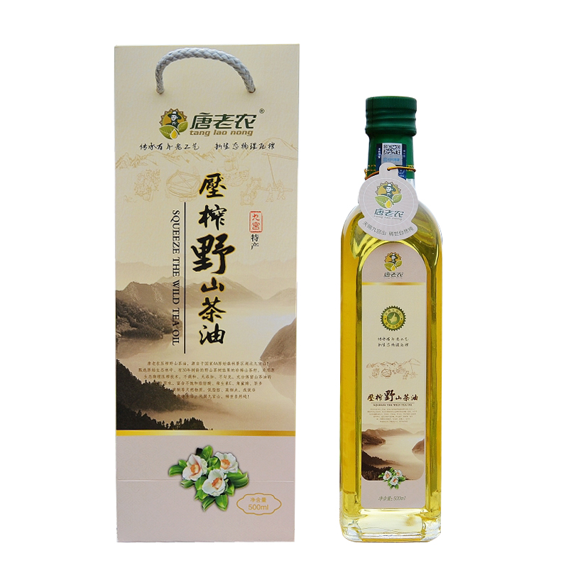 唐老农山茶油500ml礼盒装 天然山茶籽油山茶树油食用油茶籽油 - 图3