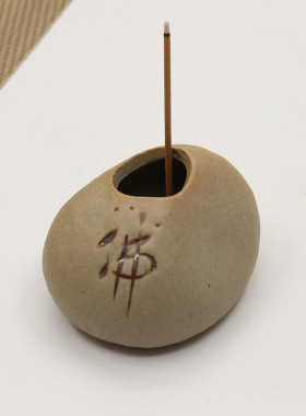 陶瓷迷你小花瓶线香香炉家用