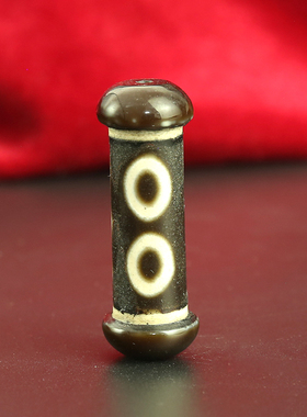 项链吊坠百搭古董祈福三眼天珠