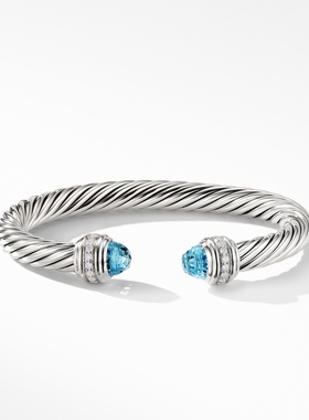 欧美s925银饰品7mm手镯女时尚质感气质百搭潮人不撞款