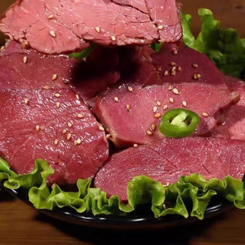山东菏泽特产曹县王光五香卤味酱清真速食健身大块烧牛肉熟食礼盒 - 图1