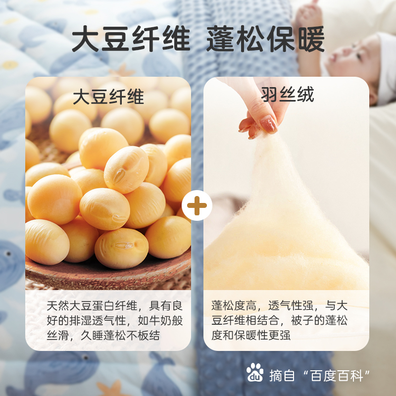 婴儿豆豆被幼儿园专用被子盖毯秋冬棉被宝宝儿童被子豆豆毯婴儿被