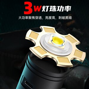 飞利浦手电筒强光充电超亮户外远射家用迷你便携激白光氙气灯2185