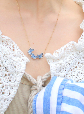 palnartpoc日韩蝴蝶女ins项链