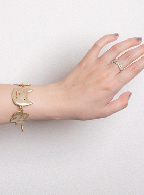 Palnartpocx4F猫脸猫咪手链