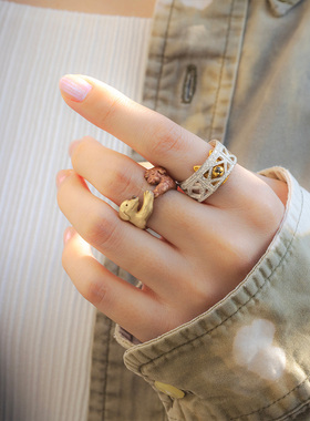 PalnartPoc日本手作柴犬戒指