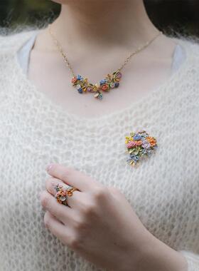 PalnartPoc花园花束项链