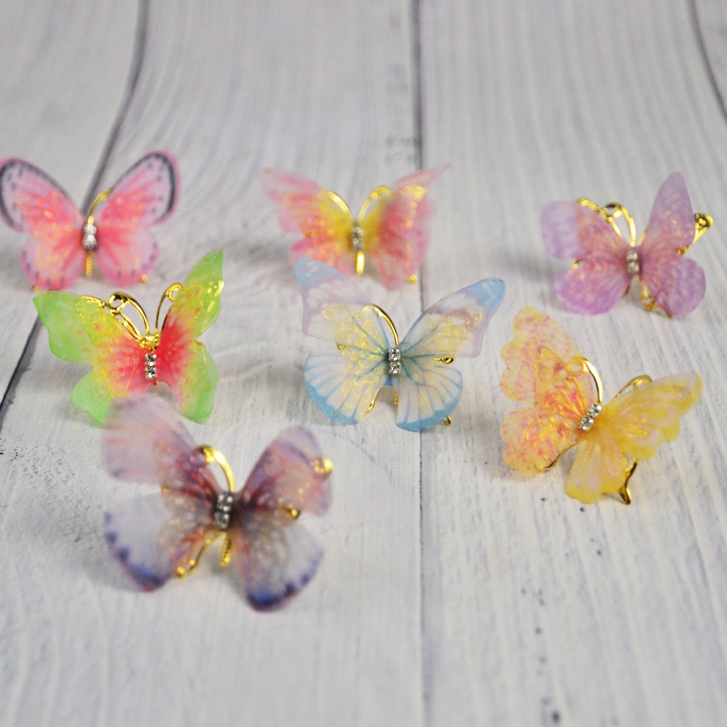 Super fairy temperament fingertip butterfly ring for women, retro living ring, Hanfu, girls' gifts, canteen toys