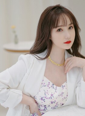 周雨彤同款abyb镀金阶梯百搭项链