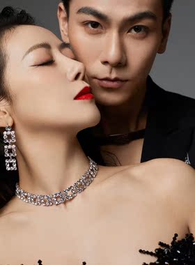 abyb闪亮Choker颈链送女友礼物