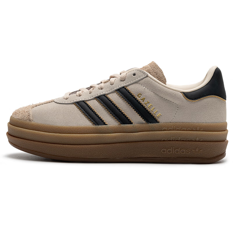 阿迪达斯三叶草女鞋GAZELLE BOLD W复古休闲鞋轻便低帮板鞋JS3892 - 图3