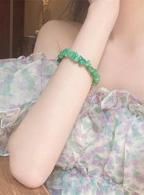 女碎石可爱彩色手链碎石