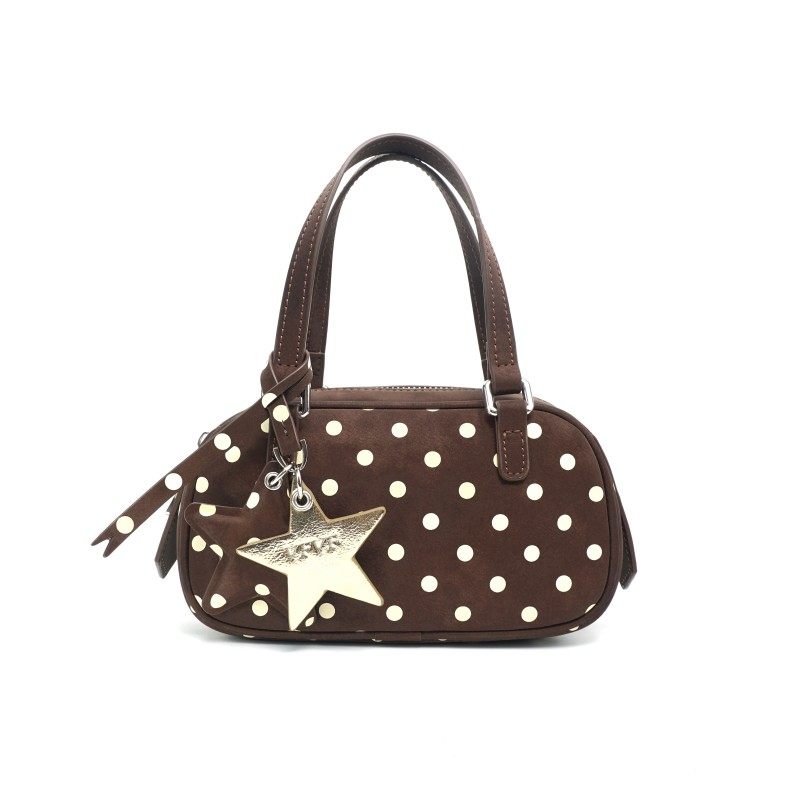 VFVF红色波点手提包波士顿包结婚包包女婚包新娘单肩斜挎小手拎包,淘宝优惠券,粉丝福利购,淘宝优惠卷