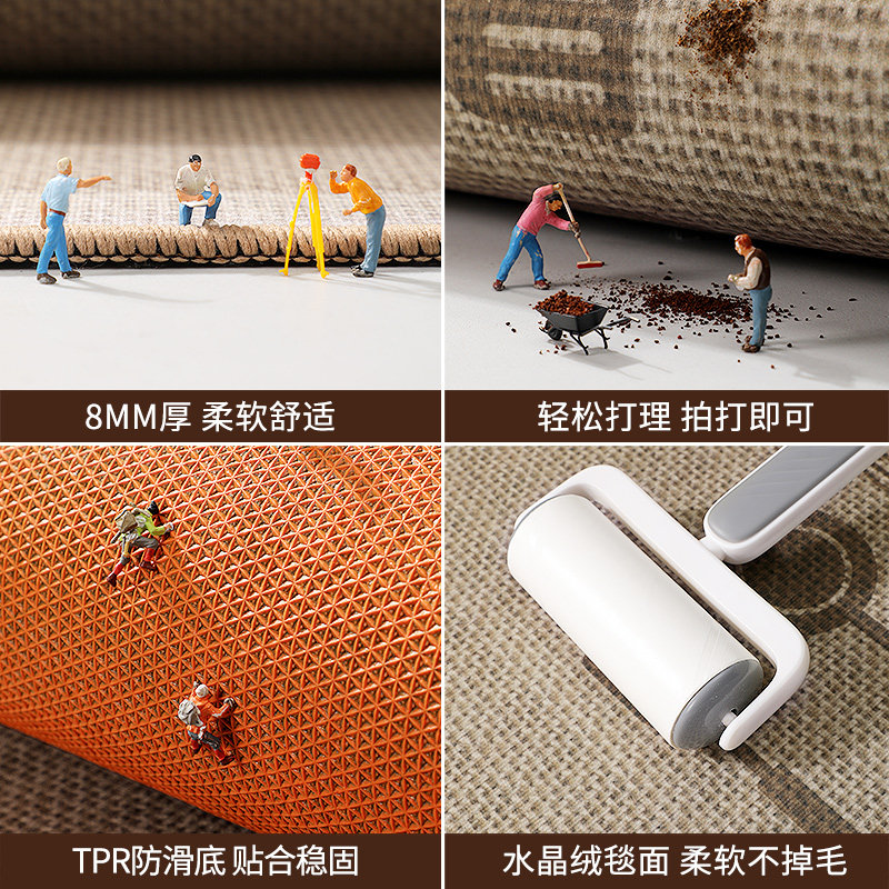 Kitchen non-slip and anti-oil floor mat no-clean 2025 new model