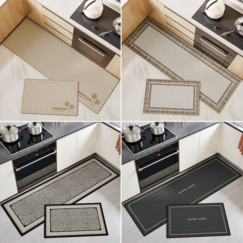 Kitchen non-slip and anti-oil floor mat no-clean 2025 new model
