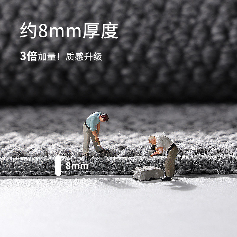 卫生间地垫浴室门口吸水防滑脚垫家用门垫厕所洗手间速干地毯